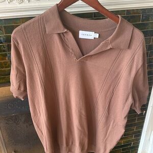 Men’s top man Johnny collar tee